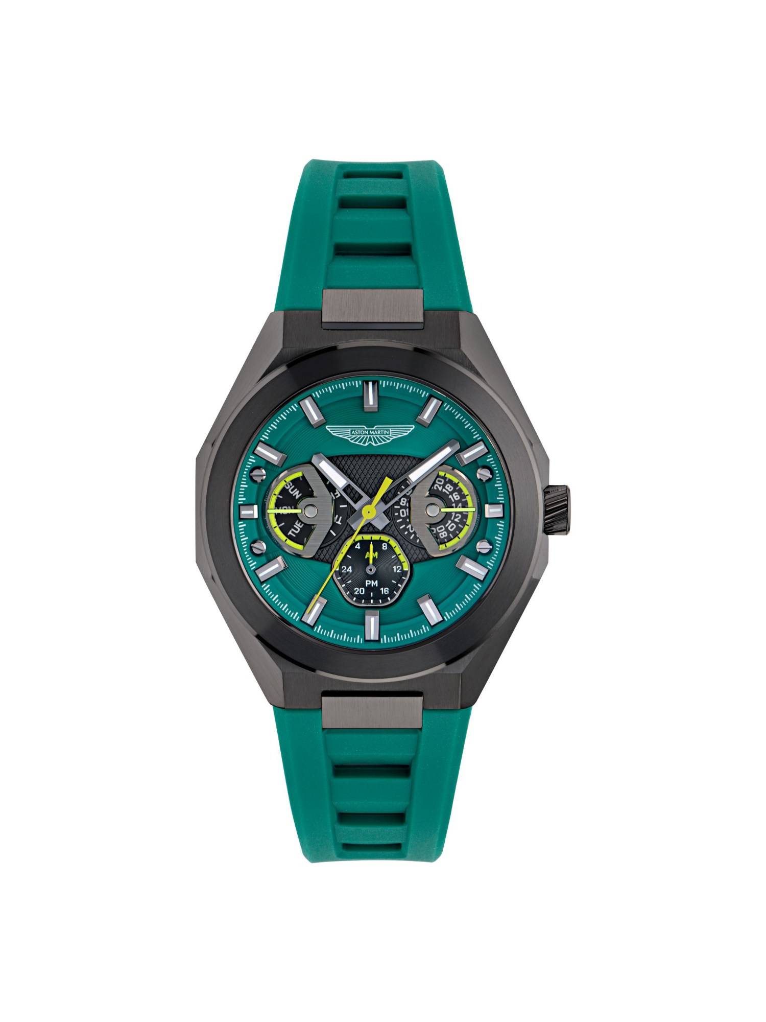 Aston Martin Lagunda Octagonal 42 mm Green Dial Analog Men Watch (MTRI1F5033E) (L)