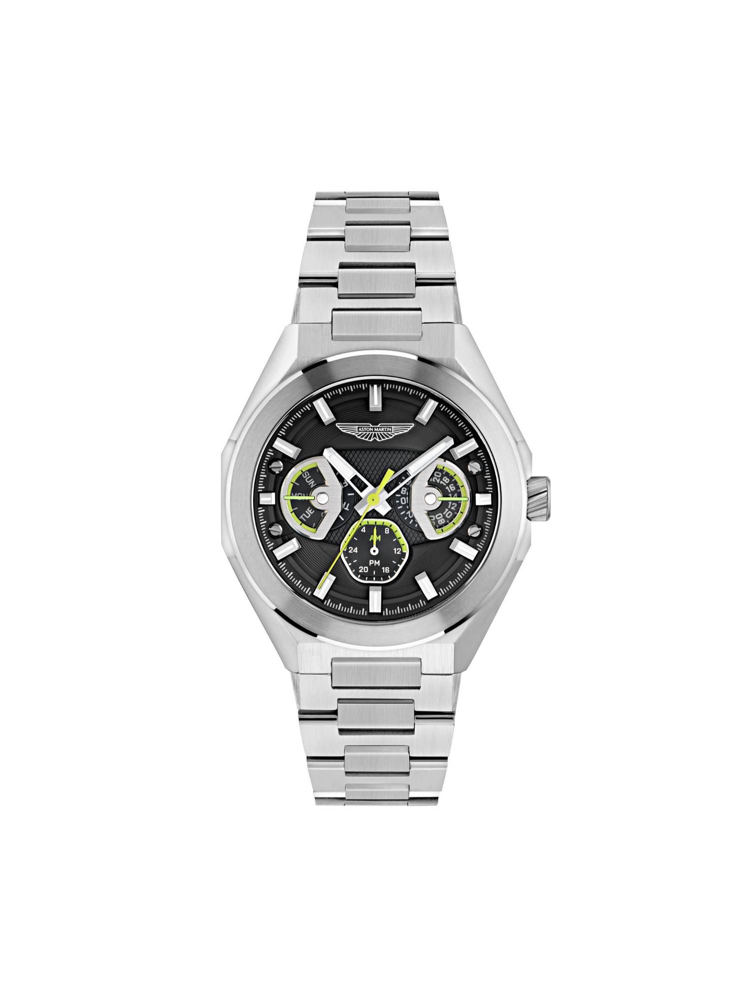 Aston Martin Lagunda Octagonal 42 mm Black Dial Analog Men Watch (MTRI1F5053E) (L)