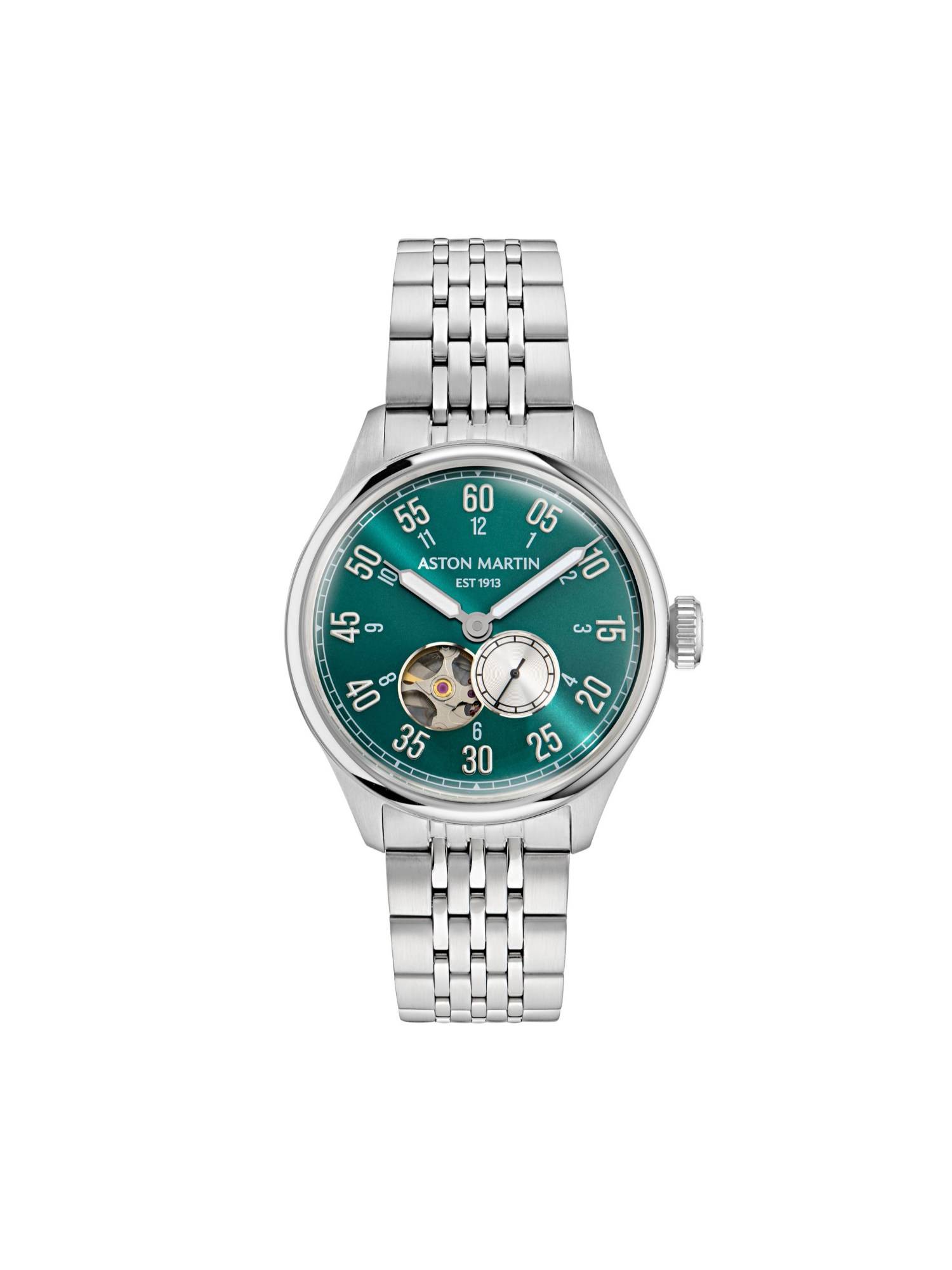 Aston Martin Lagunda Round 41 mm Green Dial Automatic Men Watch (MTTS1F5043E) (L)