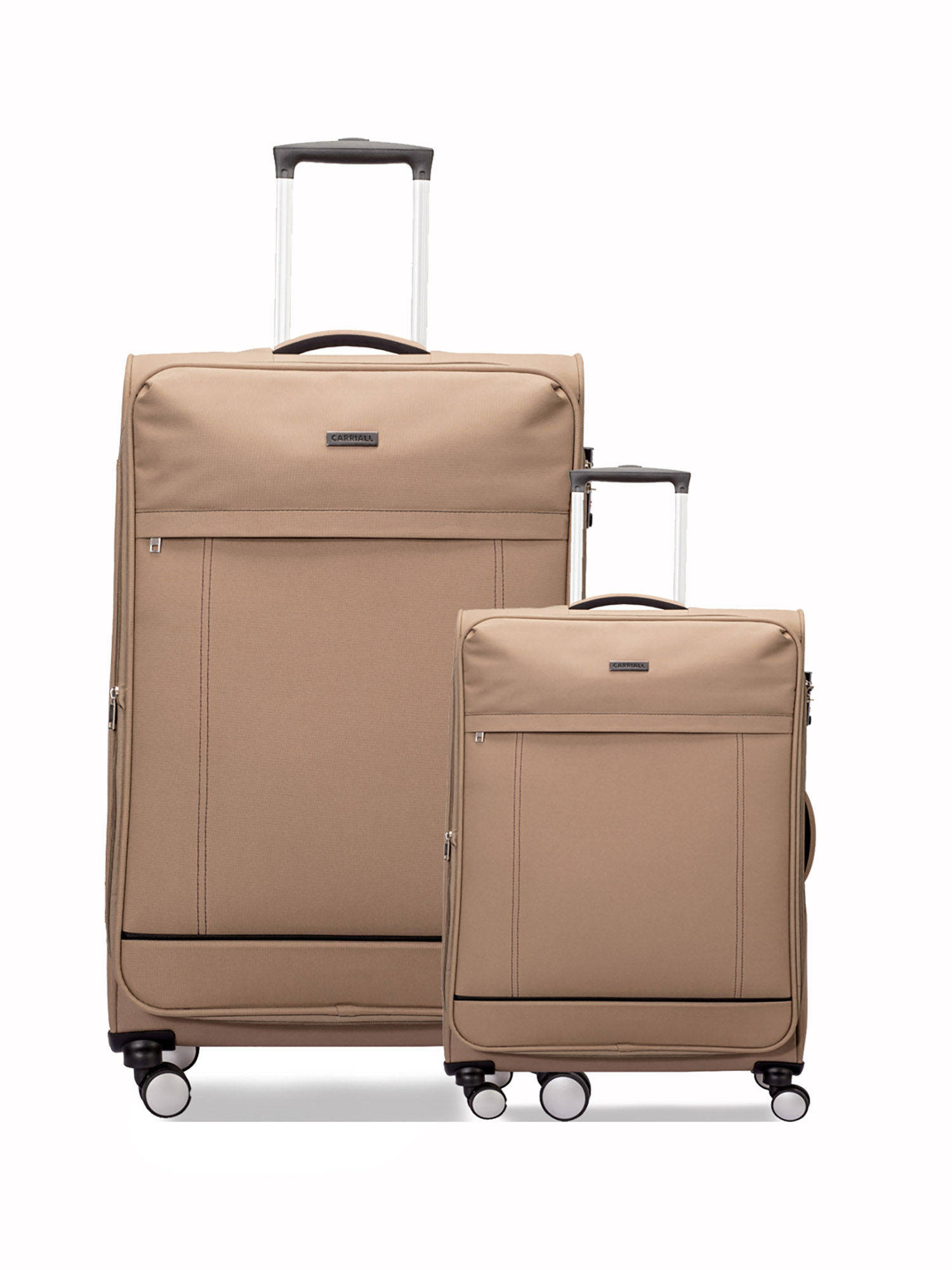 CARRIALL Eternal Beige Large & Small Combo Set of 2 Luggage Bag