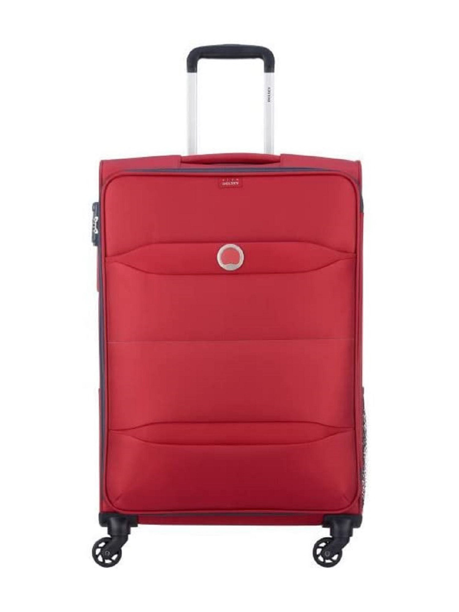 Buy Delsey Polyester 55 Cms Red Softsided Cabin Luggage Online