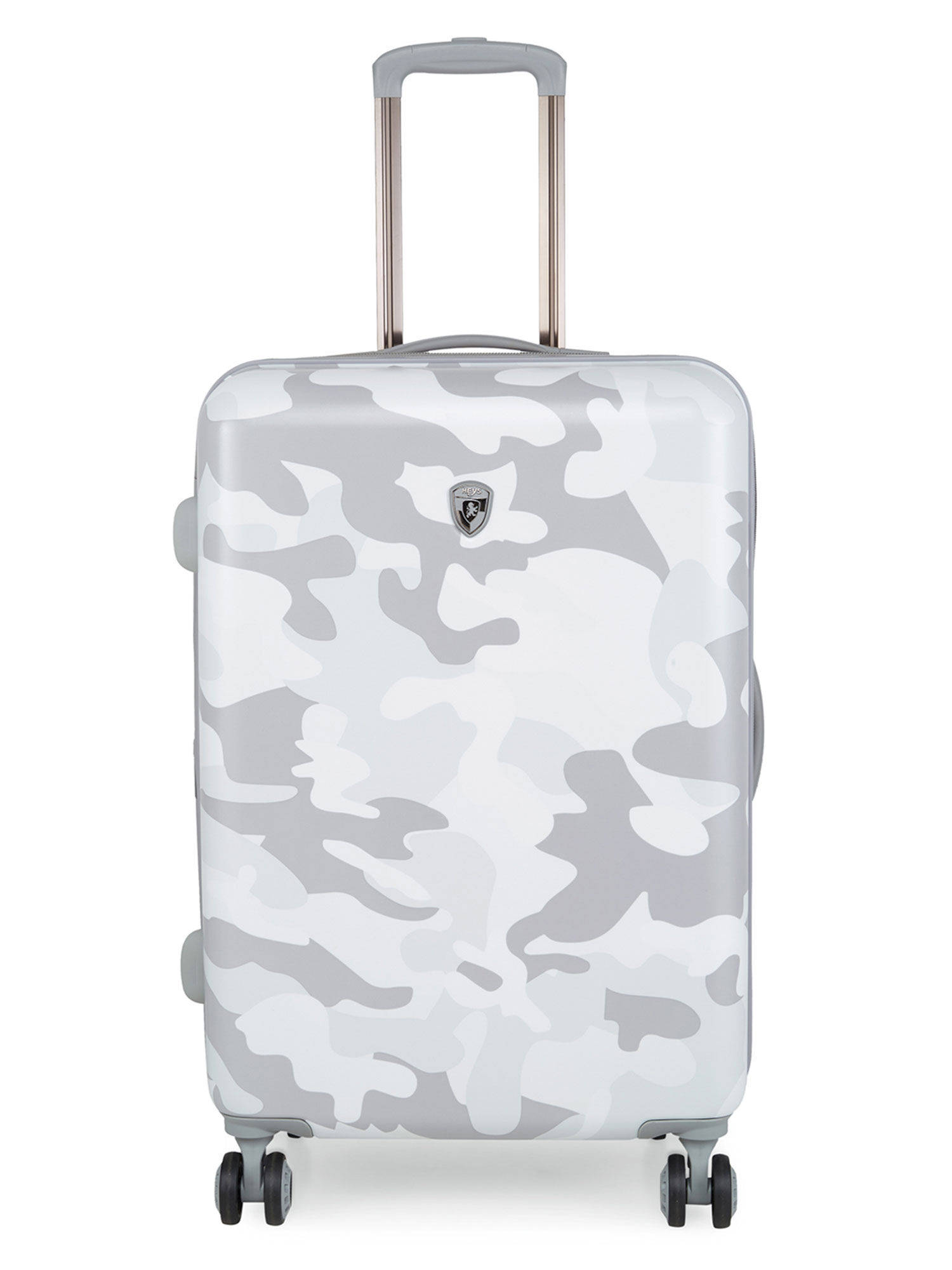 HEYS WHITE CAMO White Color Polycarbonate Material Hard 26" Medium Trolley (M)