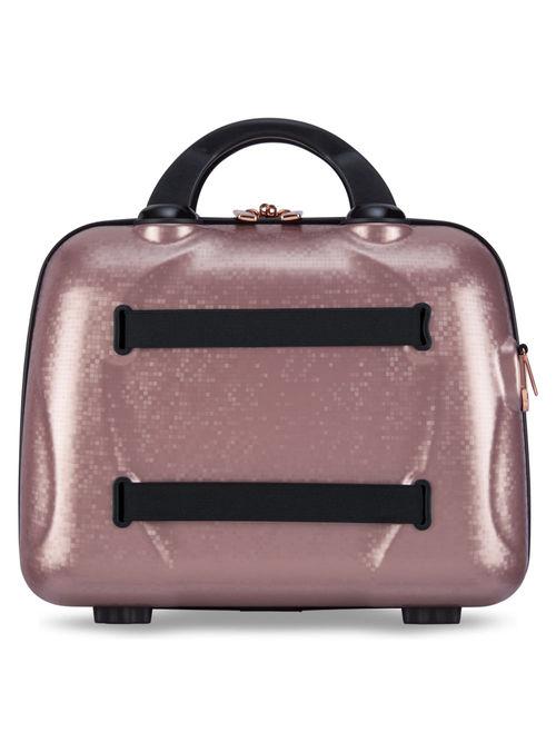 Buy it luggage Sparkle Pink Vanity Case Fashion Handbag for Women