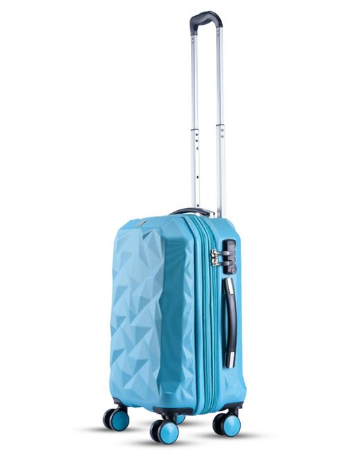 it luggage Ice Cap Blue Cabin 20 Inches Expandable Hardsided SuitCase  Trolley Bag With TSA Lock