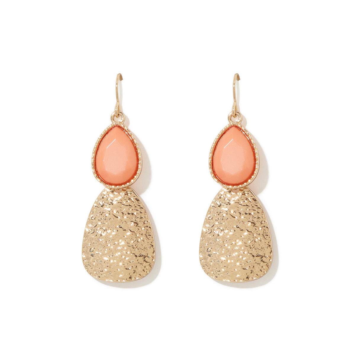 Buy Forever New Tessi Texture Stone Tear Drop Earring Online