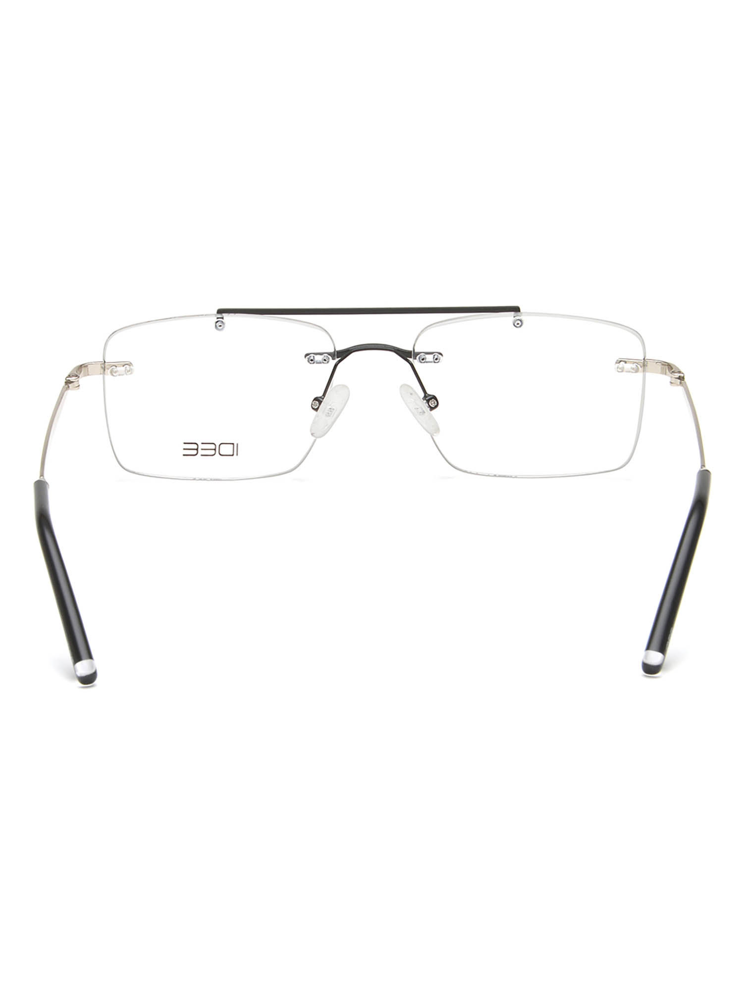 Buy IDEE Black Rim Less Square shaped eyewear for Men (ID1976C3FR) (52 ...