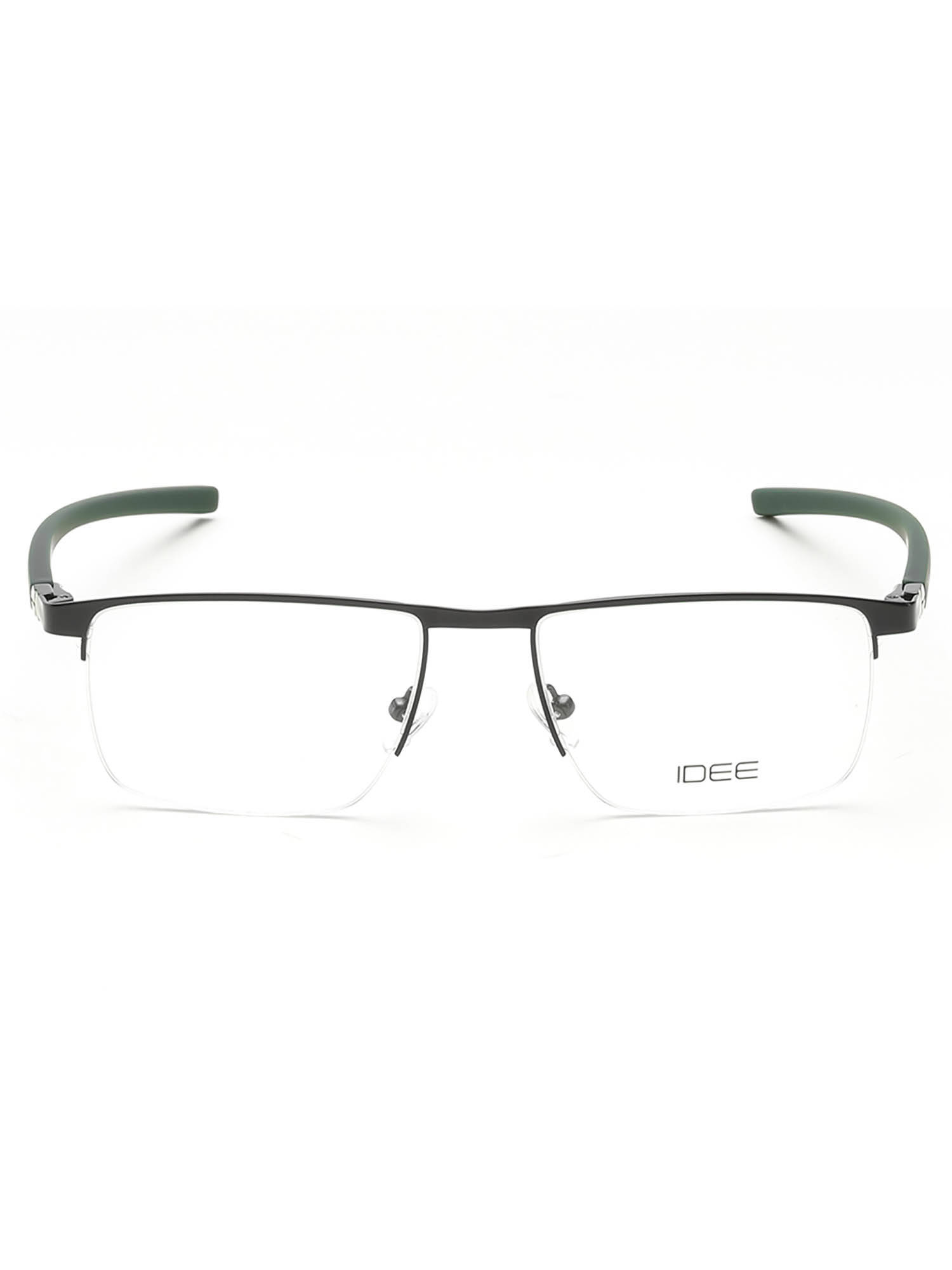 IDEE Black Half Rim Rectangular shaped eyewear for Men (ID1995C6FR) (52)