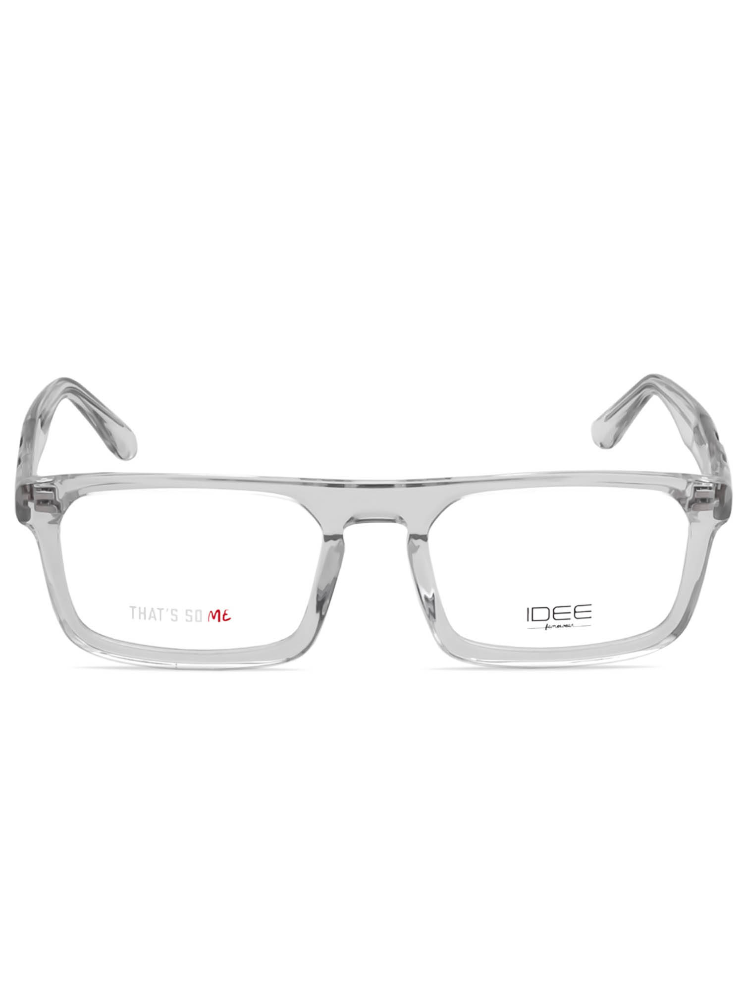 IDEE Clear Full Rim Rectangular shaped eyewear for Men (ID2047C2FR) (55)