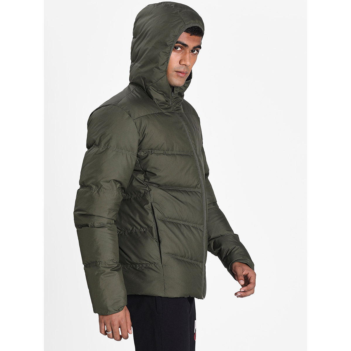 Puma essential 400 down hooded clearance jacket