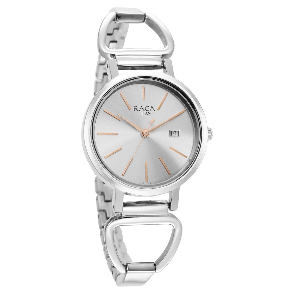 Buy Titan Edge White Dial Silver Metal Strap Watch 1296BM01 Online at Low  Prices in India at Bigdeals24x7.com