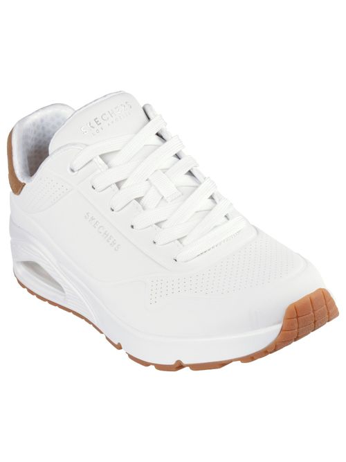 Buy SKECHERS Men Uno Suited On Air White Casual Sneakers Online