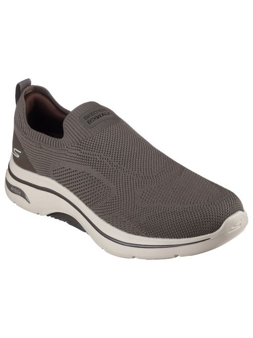 Buy SKECHERS Men Go Walk Arch Fit Knitte Taupe Walking Shoes