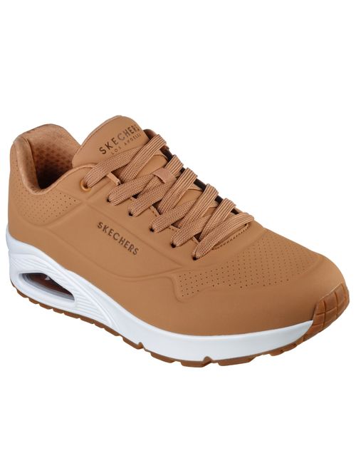 Buy SKECHERS Men Uno Stand On Air Tan Casual Sneakers Online