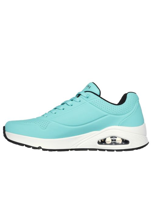 Buy SKECHERS Men Uno Stand On Air Turquoise Casual Sneakers Online - Main Image