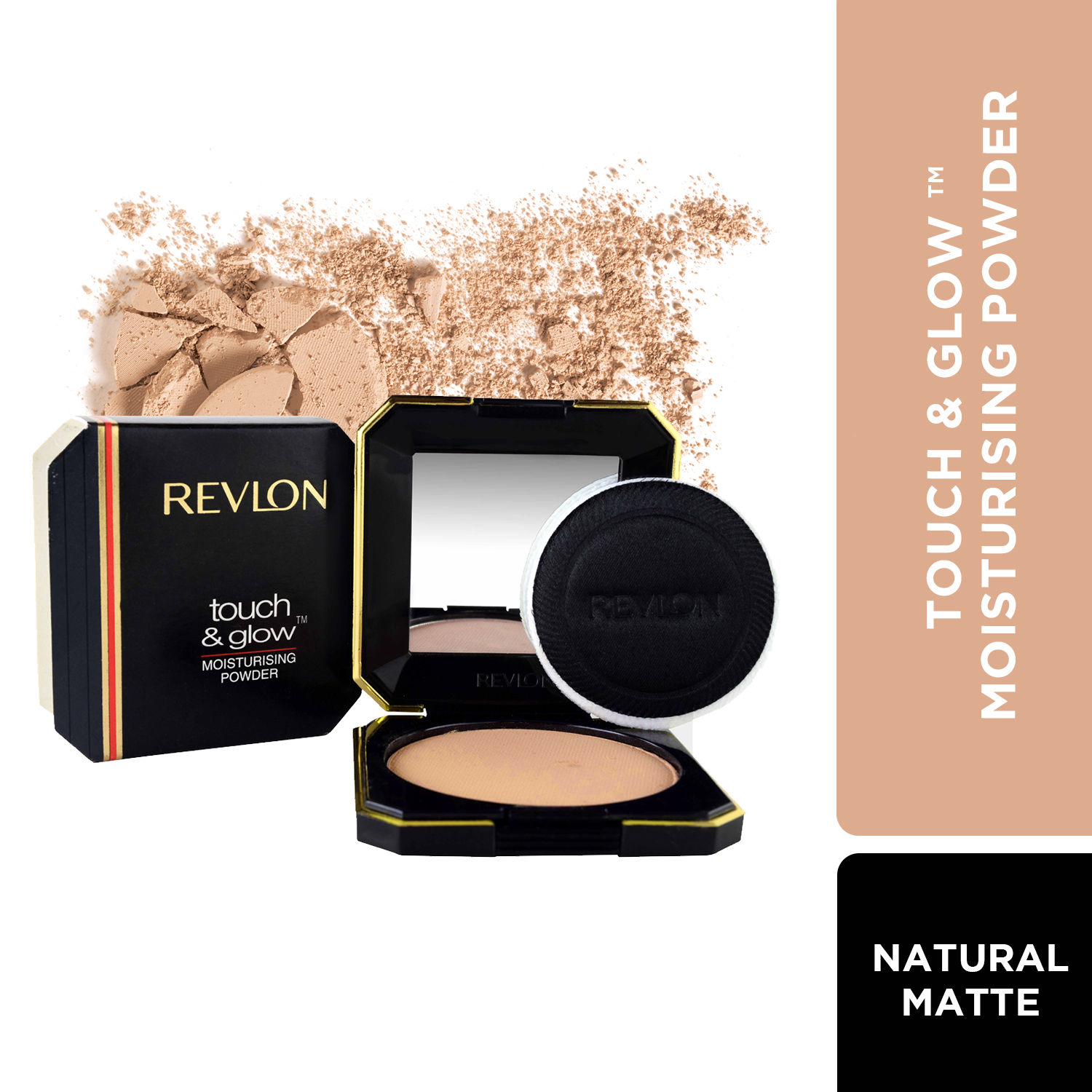 Revlon Touch & Glow Moisturising Powder - Natural Matte