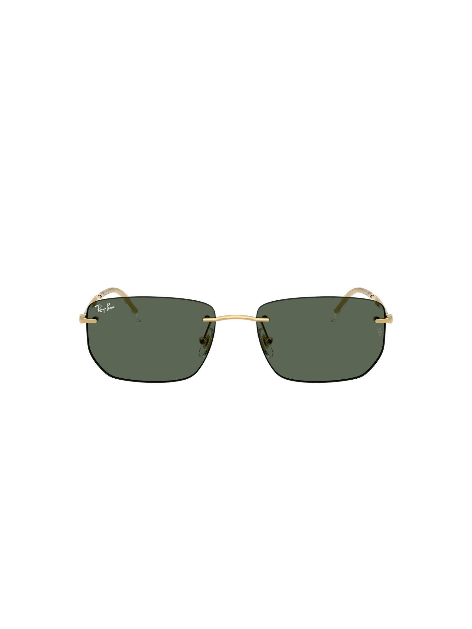 Ray-Ban Unisex UV Protected Green Lens Square Sunglasses - 0RB3768001/7156