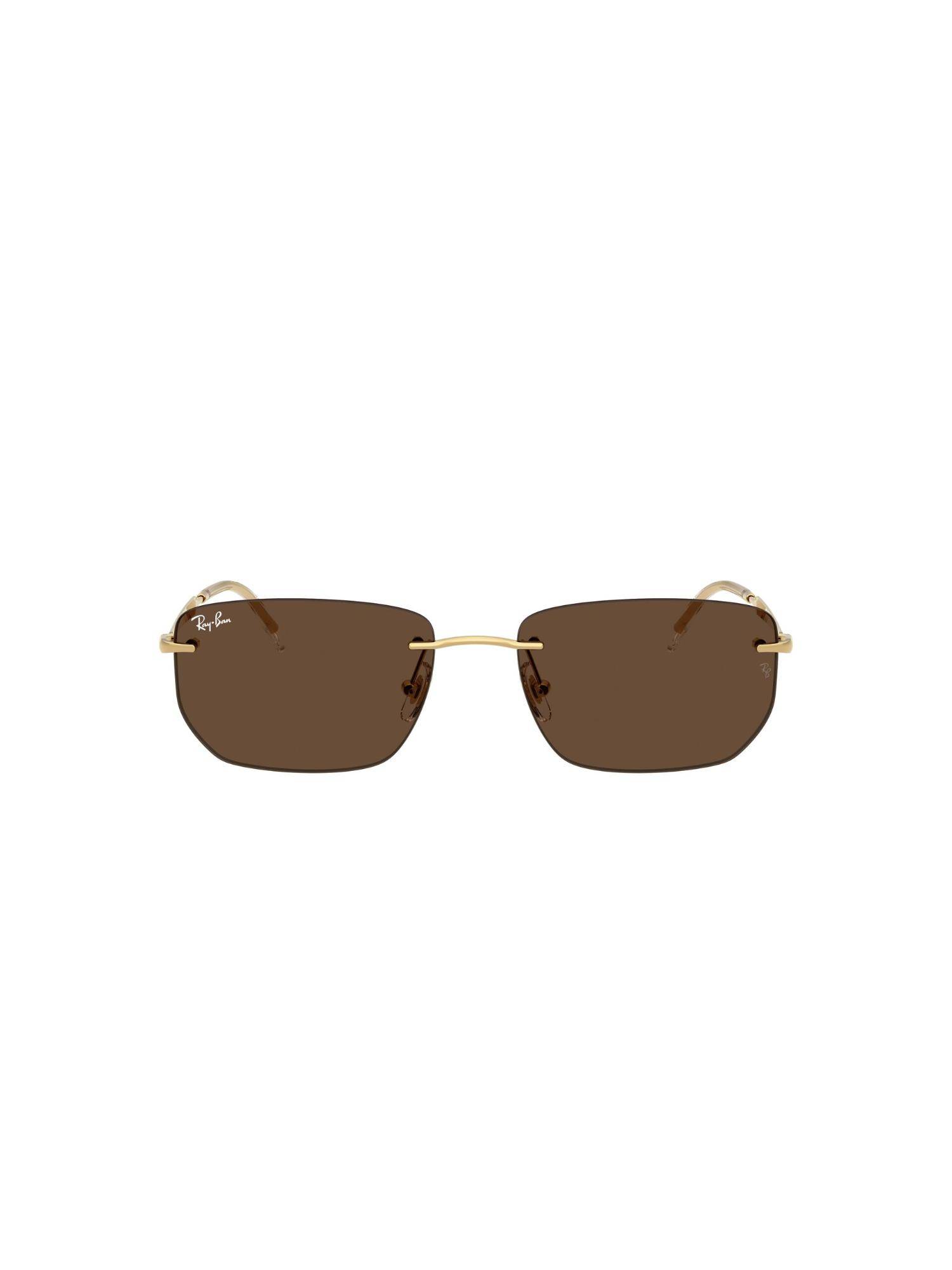 Ray-Ban Unisex UV Protected Brown Lens Square Sunglasses - 0RB3768001/7356