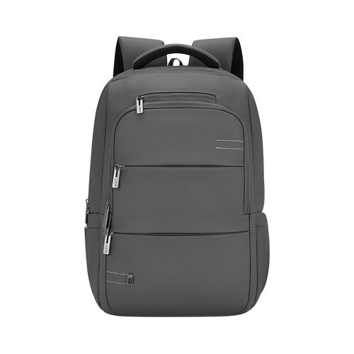 Safari Unisex Grey Pu Solid/Plain 32Ltr Backpack (L)