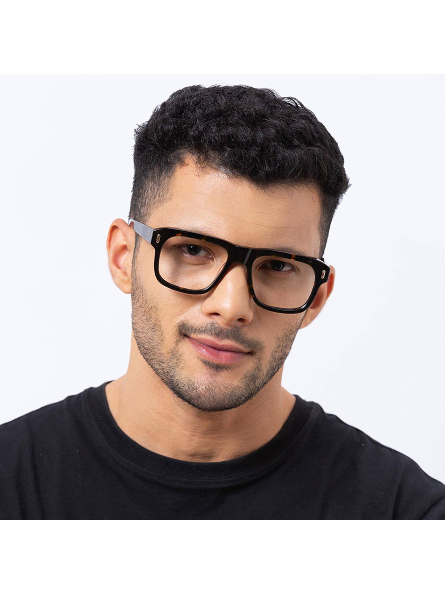 Shisen Fox Unisex Yorokobi Lightweight Brown Optical Eyeglass Frame (54)