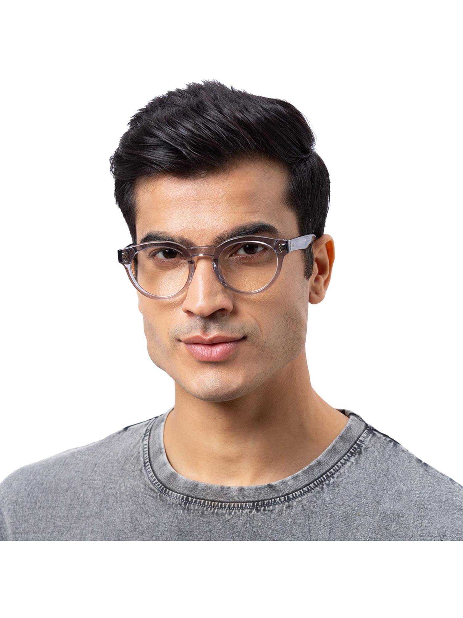 Shisen Fox Unisex Enmei Lightweight Grey Optical Eyeglass Frame (49)