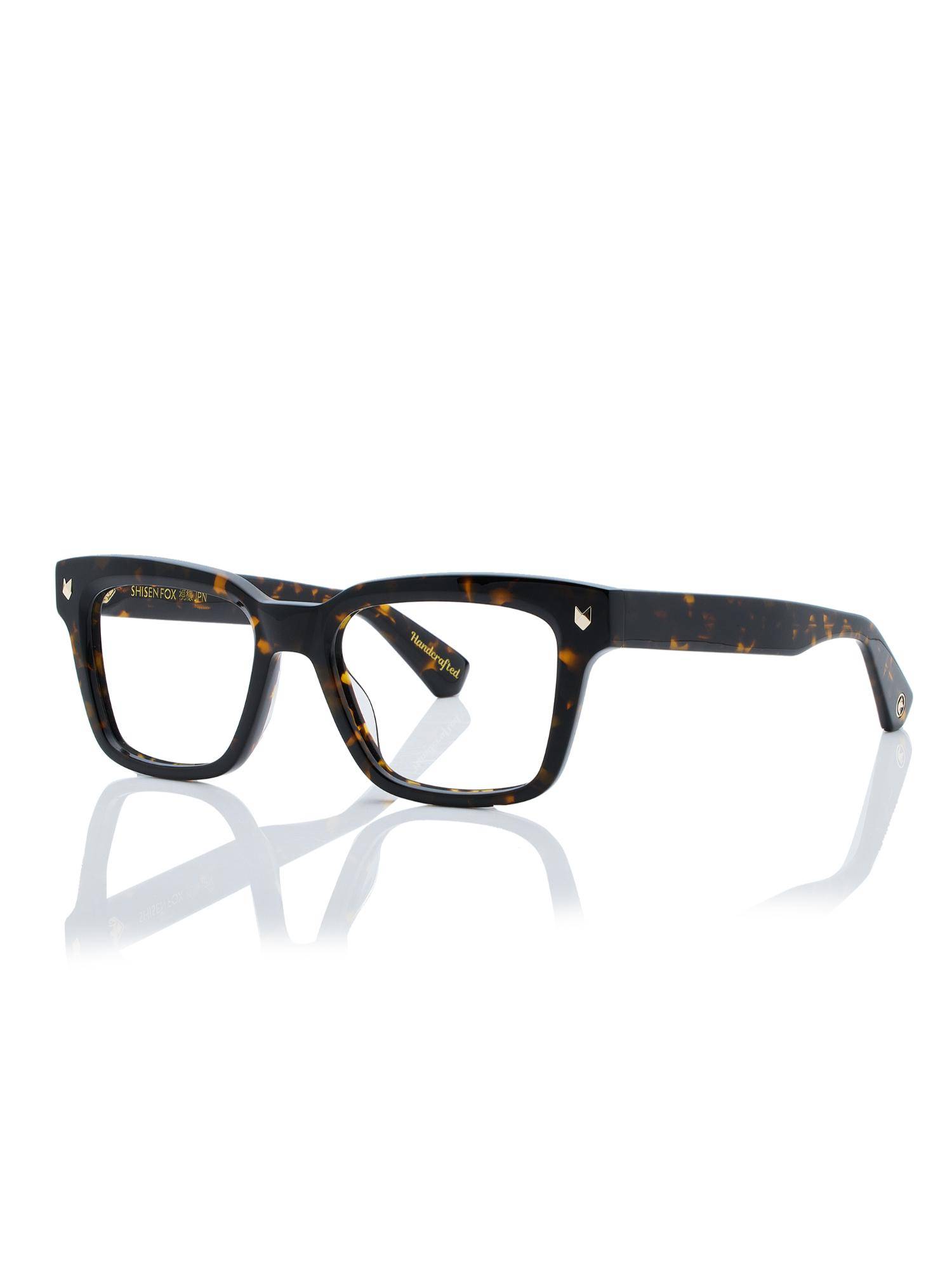 Shisen Fox Unisex Okinawa-52 2.0 Lightweight Brown Optical Eyeglass Frame (52)