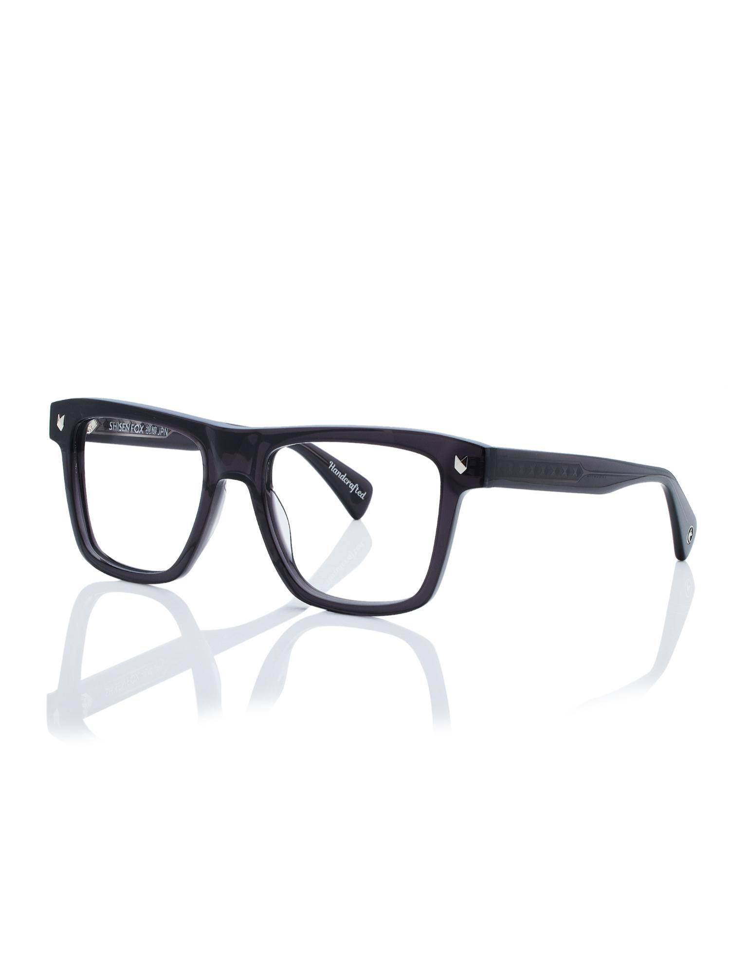 Shisen Fox Unisex Hakone Lightweight Grey Optical Eyeglass Frame (54)