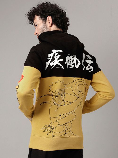 Buy Free Authority Naruto Shippuden Printed Multi Color Hoodie for