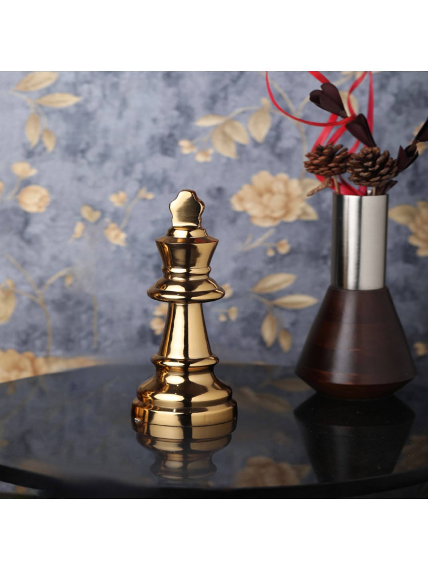 De Maison Decor Chess King Gold Large