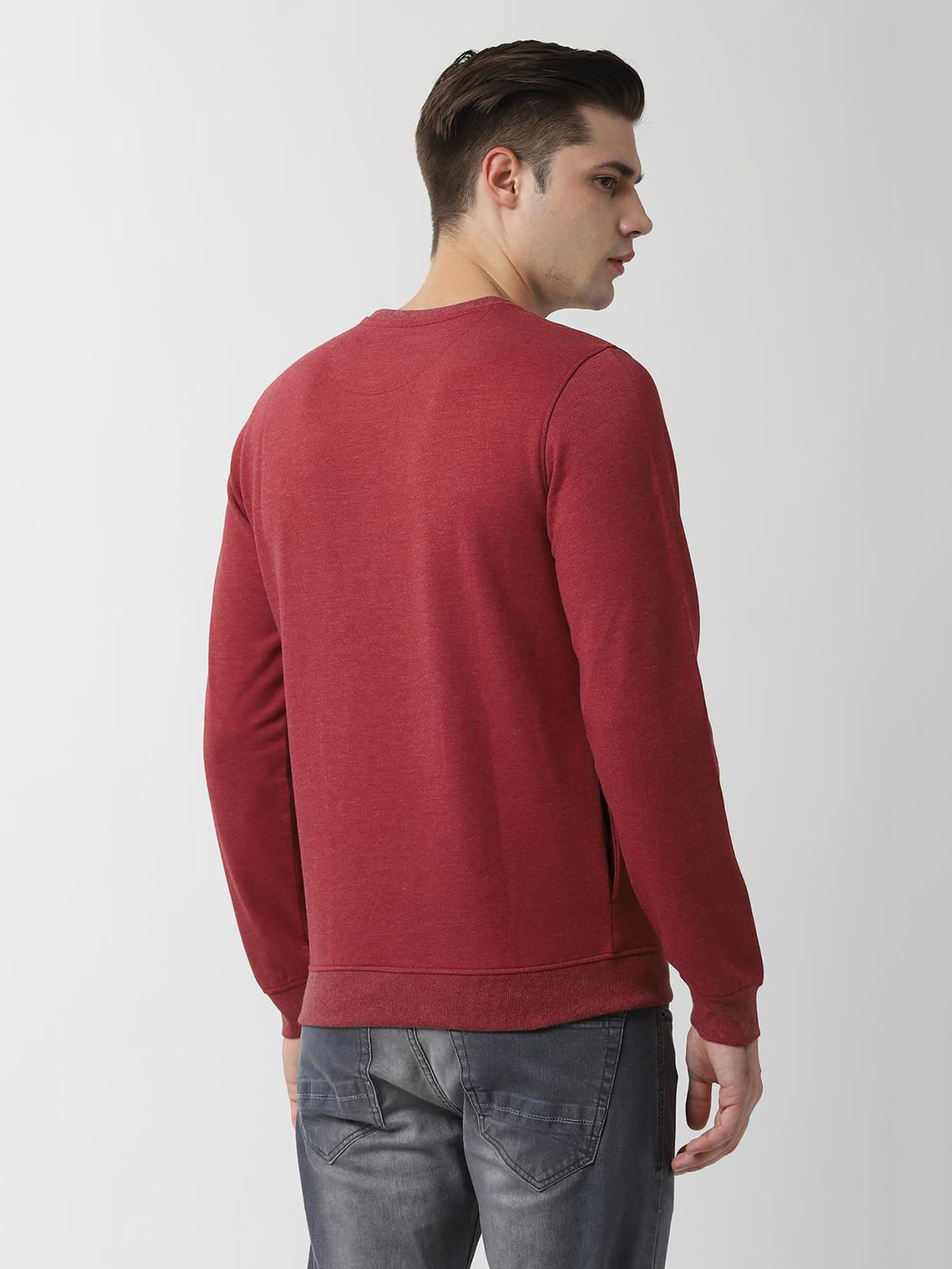 Peter england maroon discount sweatshirt