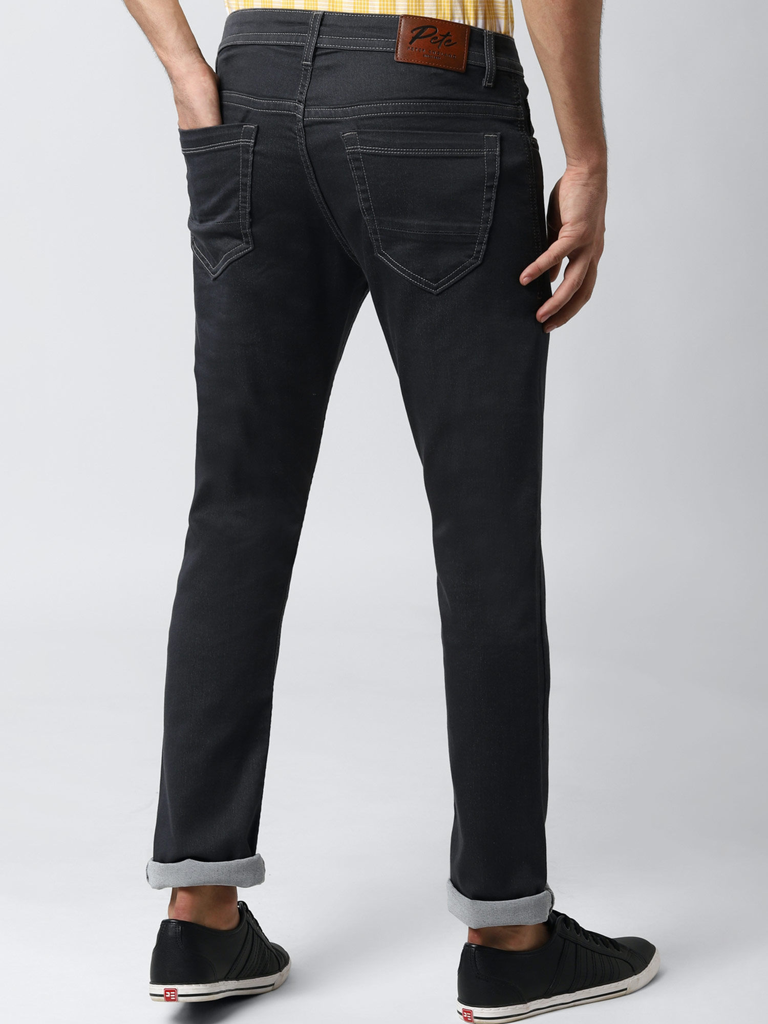 Peter england hot sale jeans black