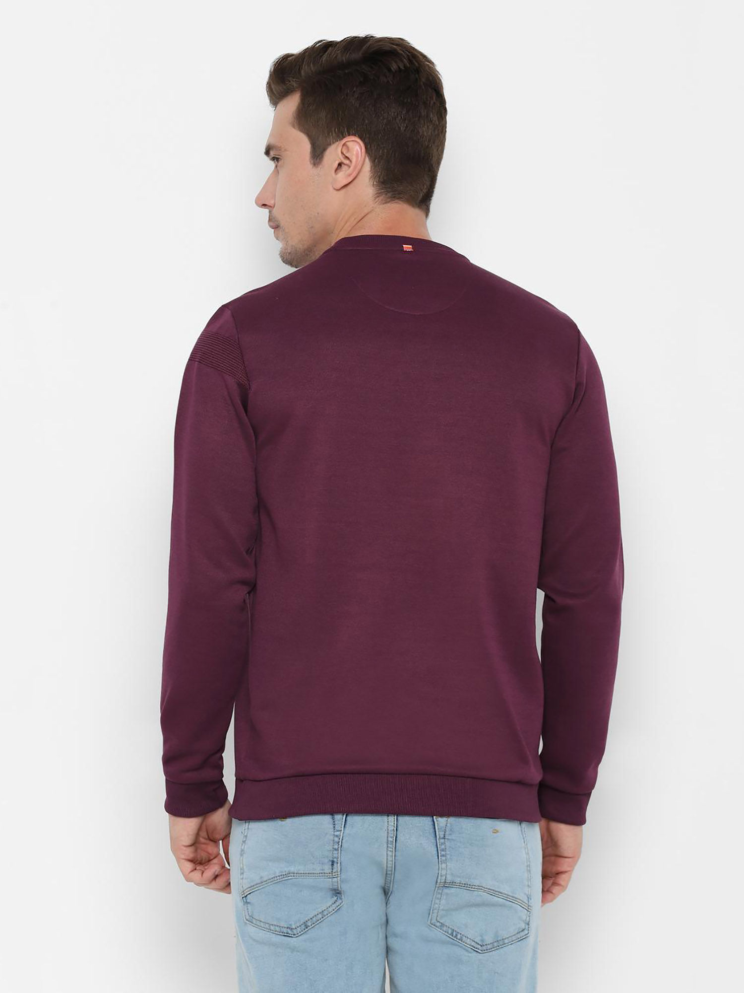 Solly Sport Purple Striped Wimbledon Sweatshirt