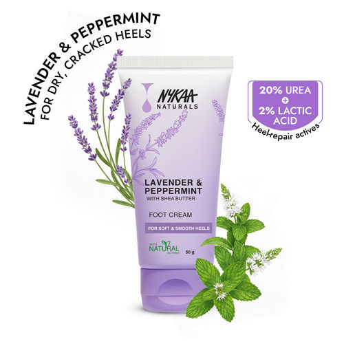 Buy Nykaa Happy Heels Footcream With Tea Tree Aloe Vera For