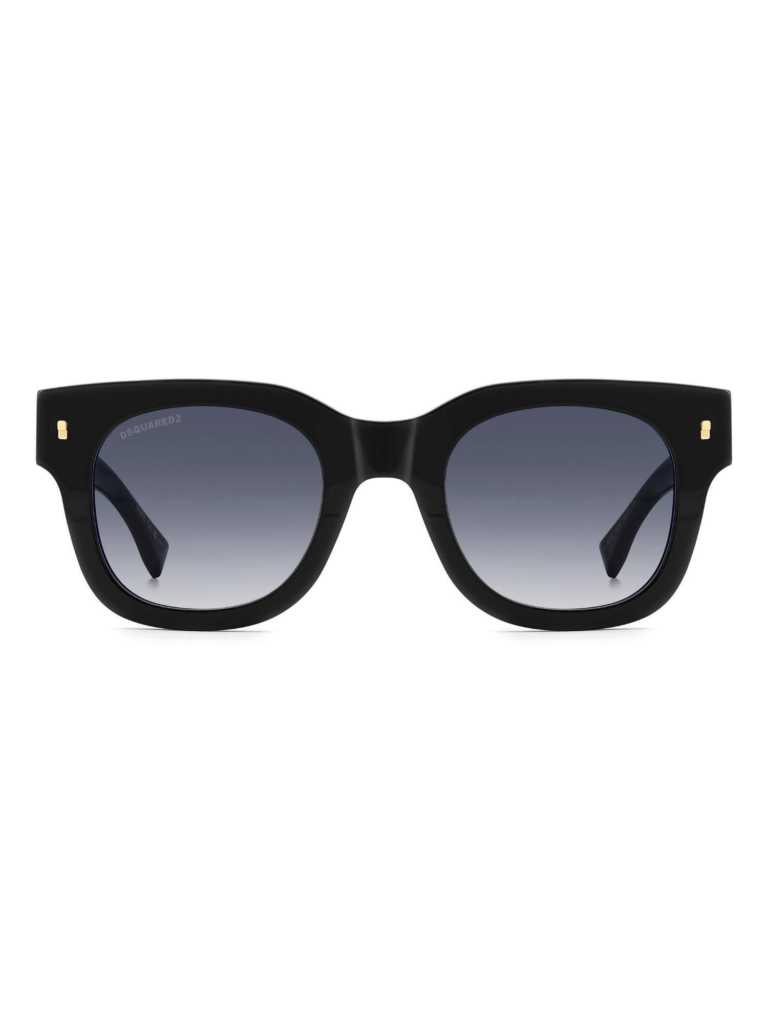 Dsquared Men 100% UV Protection Round Full Rim Blue Lens Sunglasses (48)