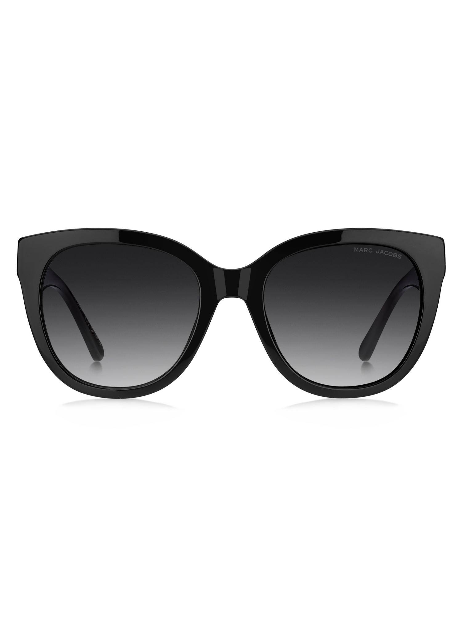 Marc Jacobs Women 100% UV Protection Cat Eye Full Rim Grey Lens Sunglasses (54)
