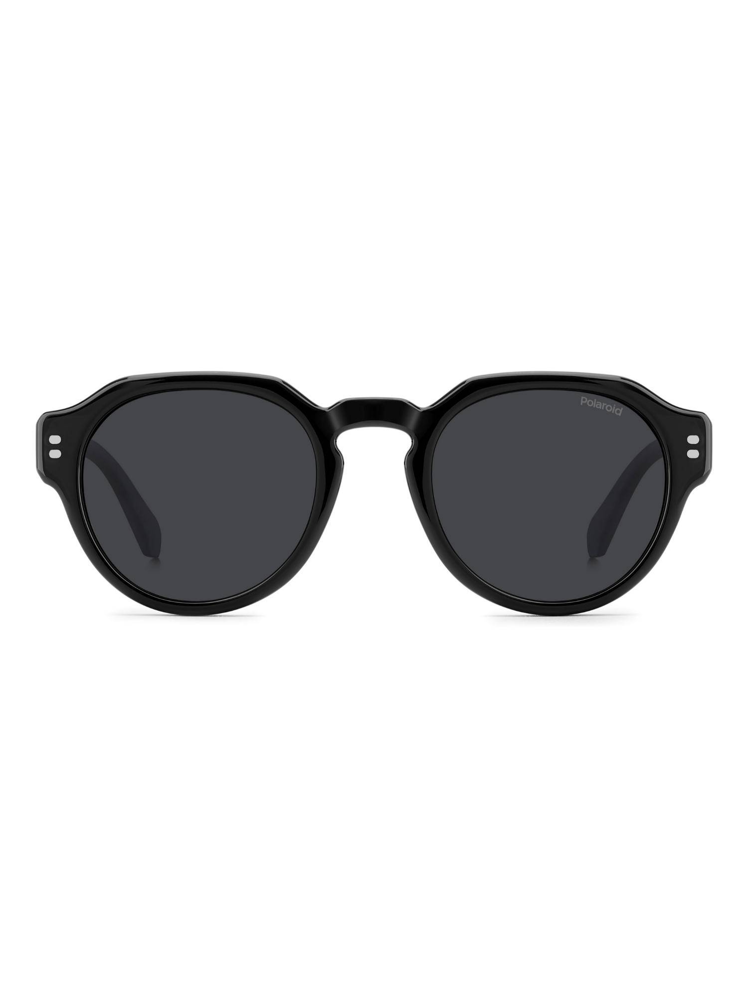 Polaroid Men 100% UV Protection Phantos Full Rim Grey Lens Sunglasses (50)