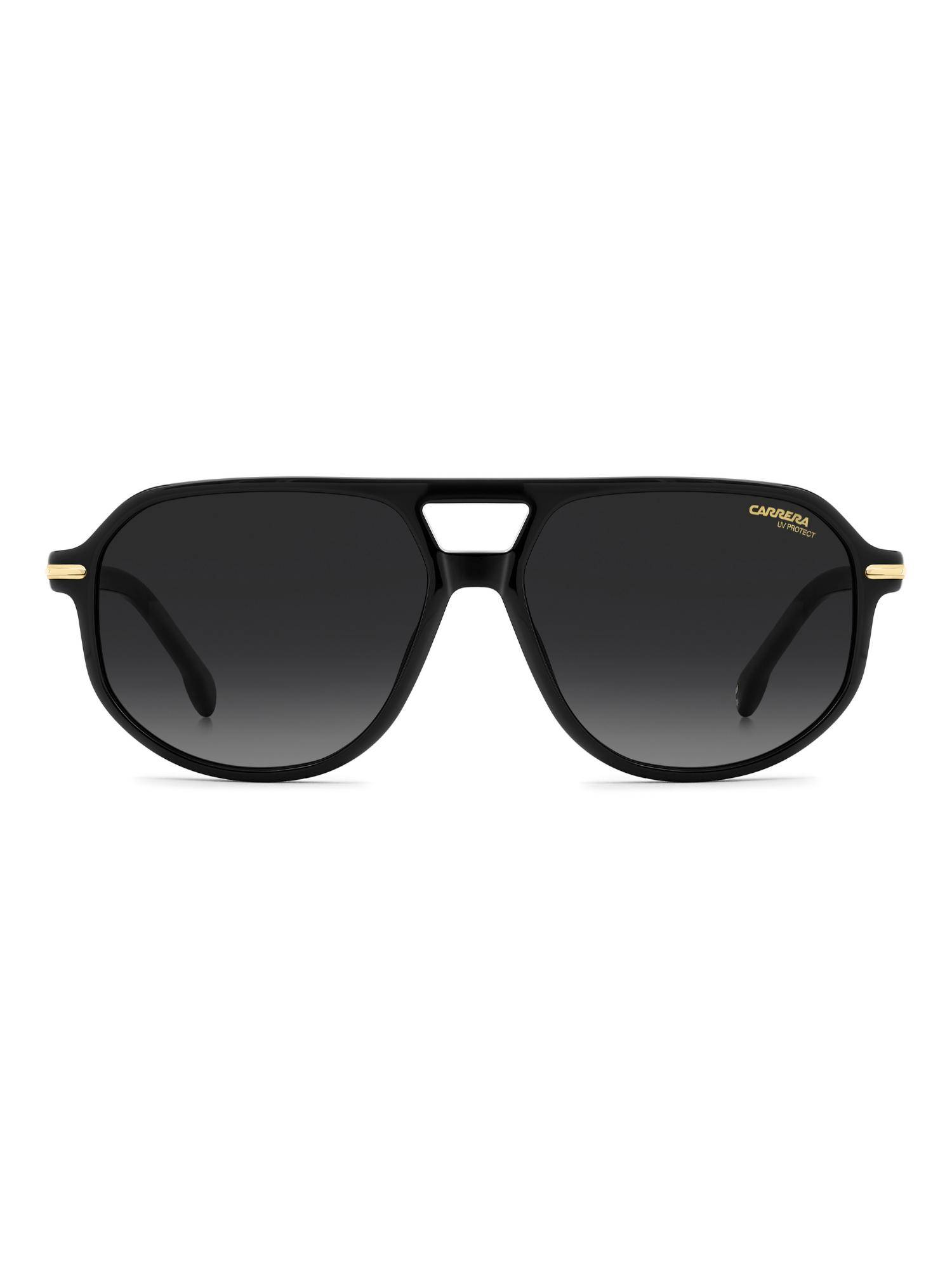 CARRERA Men 100% UV Protection Square Full Rim Grey Lens Sunglasses (59)