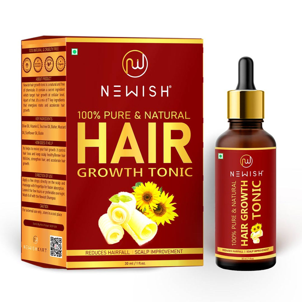 NEWISH Hair Growth Vitalizer Tonic Oil for Men