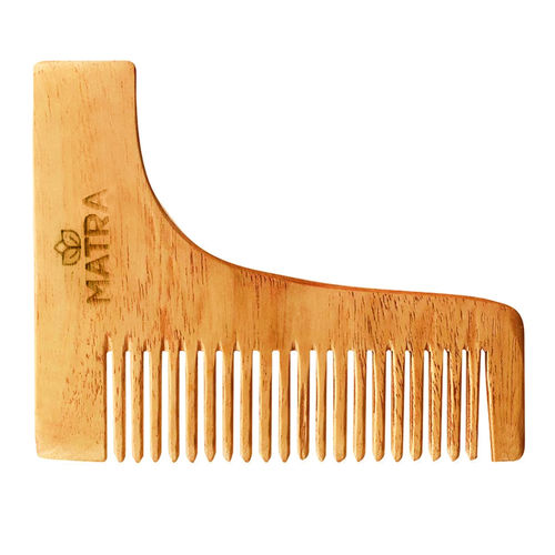 Buy Matra Professional Neem L Shape Beard Comb Styling Tool for