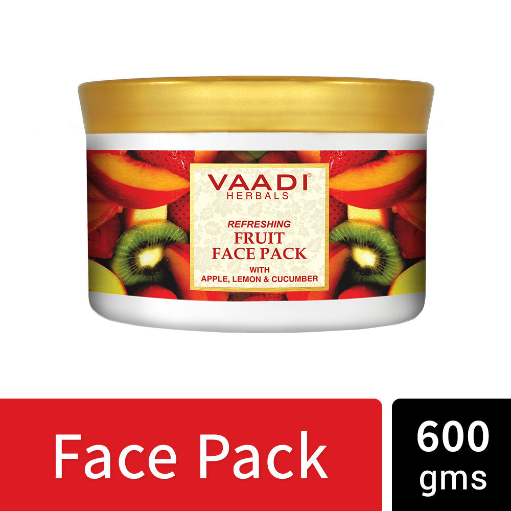 Vaadi Herbals Refreshing Fruit Face Pack With Apple Lemon & Cucumber