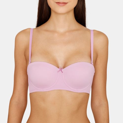 Buy Zivame Beautiful Basics Padded Wired 3-4th Coverage Strapless