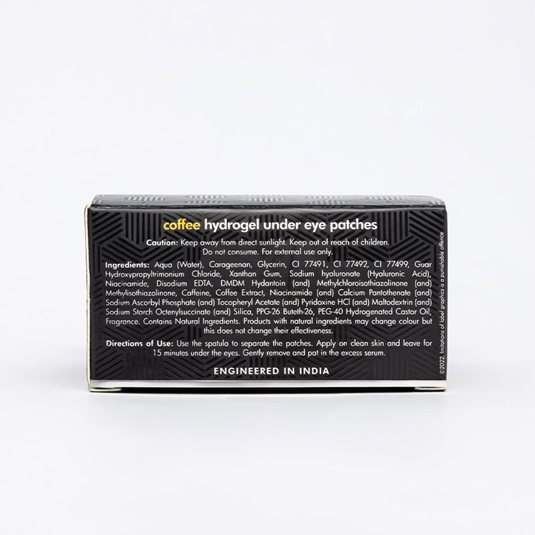 MCaffeine Coffee Hydrogel Under Eye Patches for Dark Circles with