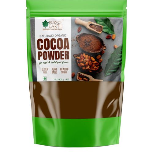 Buy Bliss of Earth Black Cocoa Powder Natural and Unsweetened