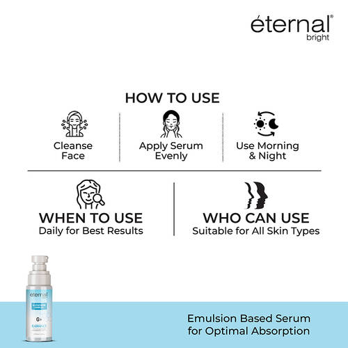 Buy eternal bright Glutathione Serum For Skin Brightening & Antioxidant Glow Online