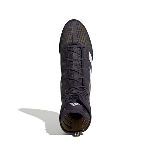 Box Hog Speedex 18 Adidas BOX HOG Unisex Black White Boxing Shoes