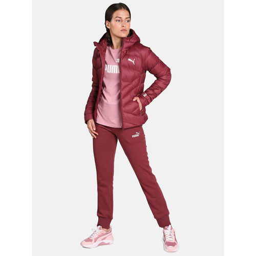 Buy Puma Pwrwarm Packlite Hooded Womens Maroon Down Jacket Online