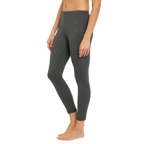 Jockey Charcoal Melange Thermal Leggings Style Number-2520 - (M)