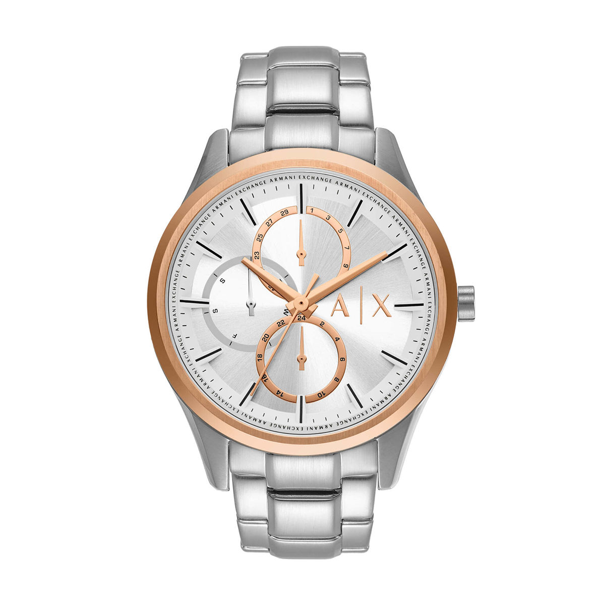 Armani exchange on sale silver watch