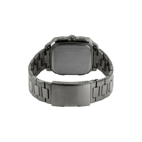 Fossil Inscription Gun-Metal Watch BQ2657 (M)