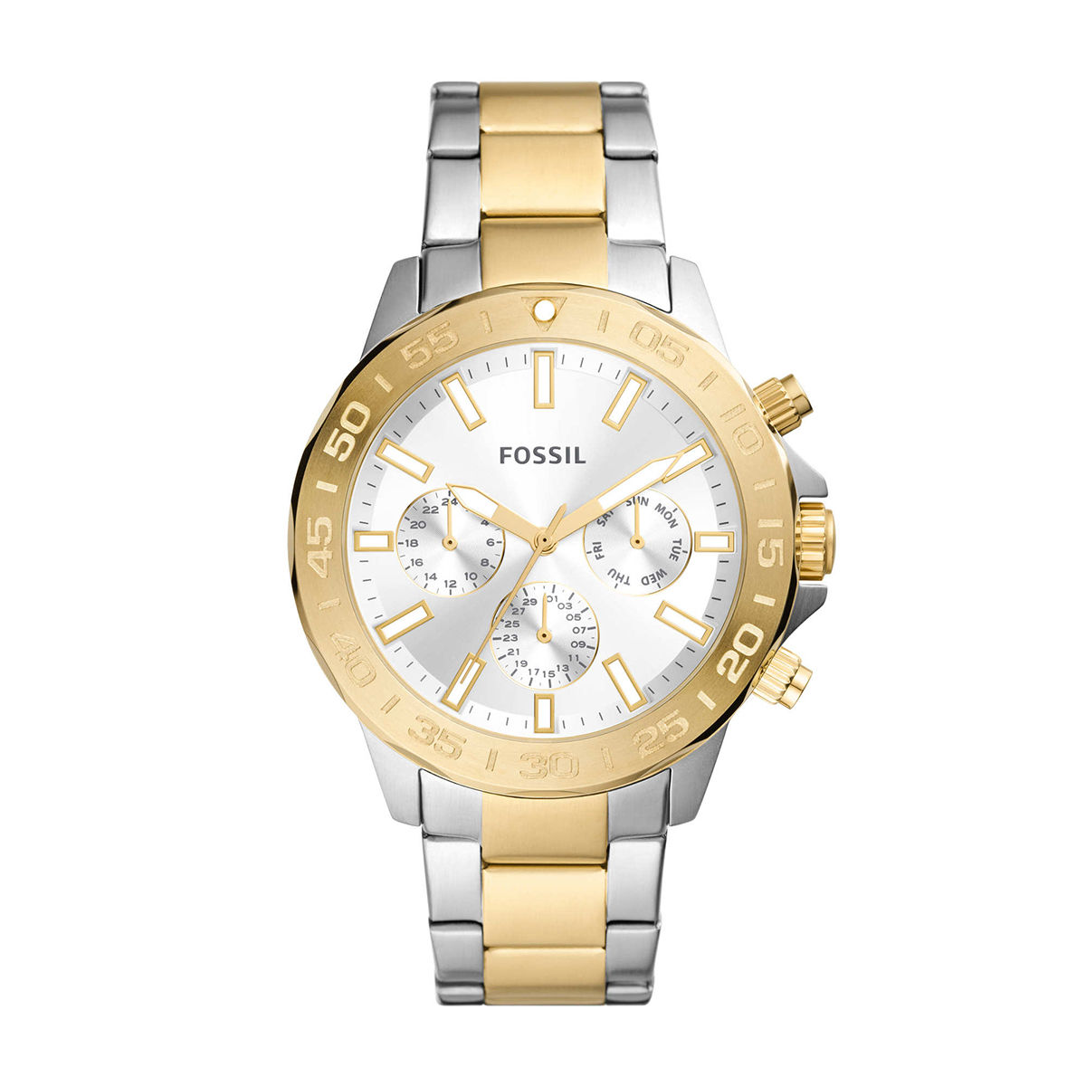 Buy Fossil Bannon Two Tone Watch BQ2707 (M) Online