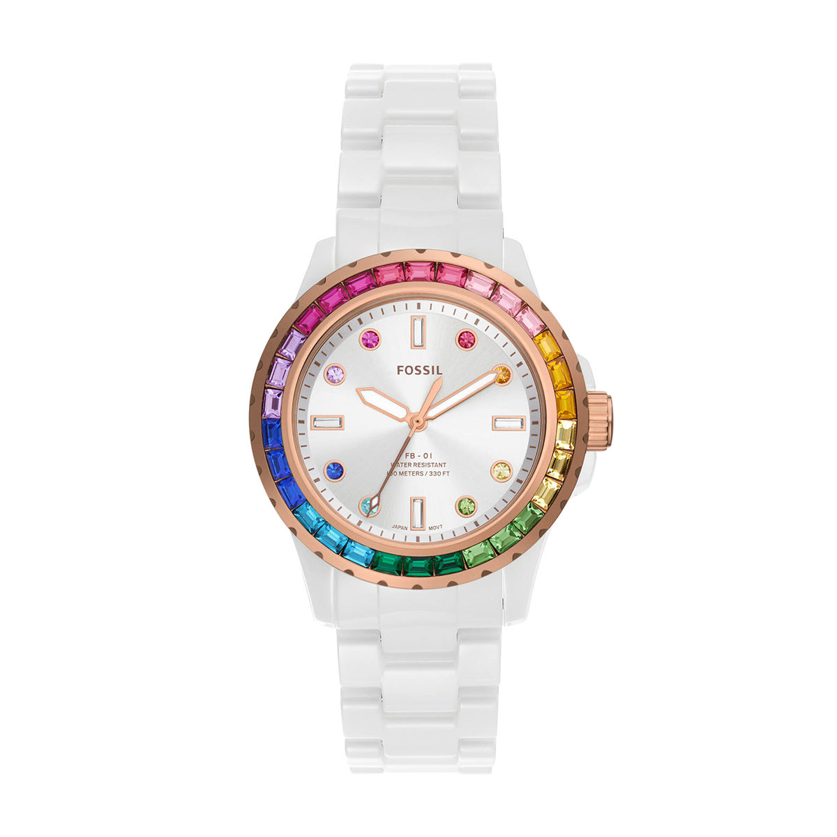 Fossil Fb-01 White Watch CE1129 (M)